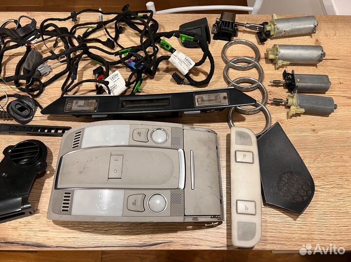 Мелочь салона audi A6 C6 моторы приводы сидений