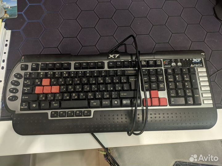 Клавиатура A4tech X7-G800, PS/2
