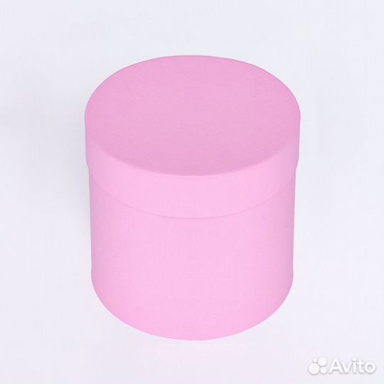 Набор круглых коробок 5в1 'Краски', розовый, 25 х