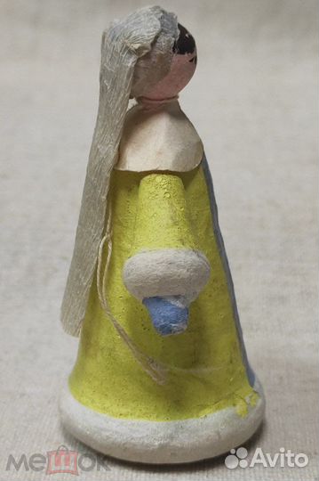 Ёлочная игрушка из картона и гипса 