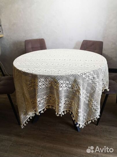 Скатерть вязанная