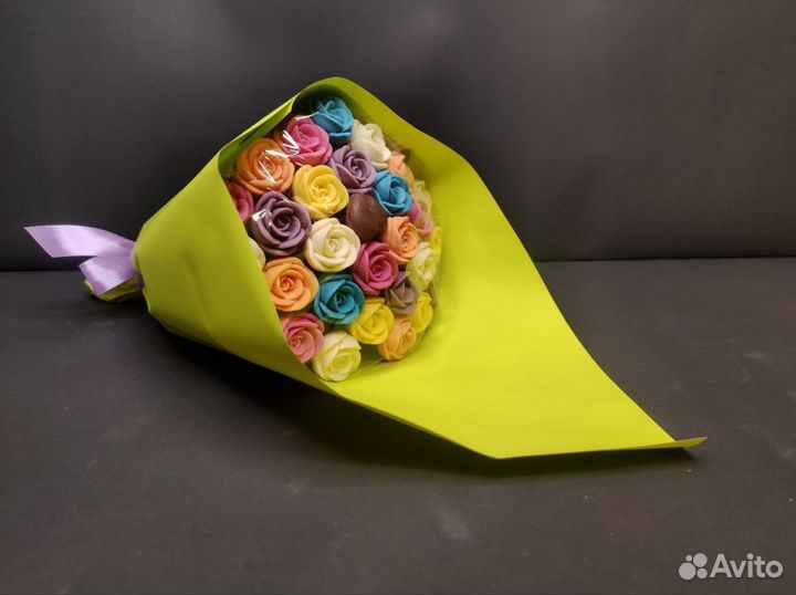 Шоколадные Розы - 29 шт в Букете