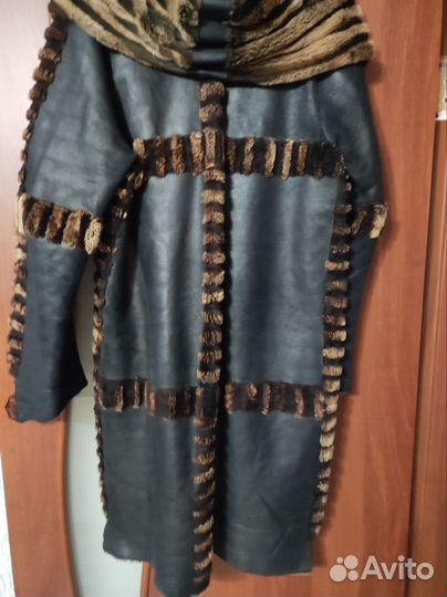 Дублёнка р46-48, натуральная кожа
