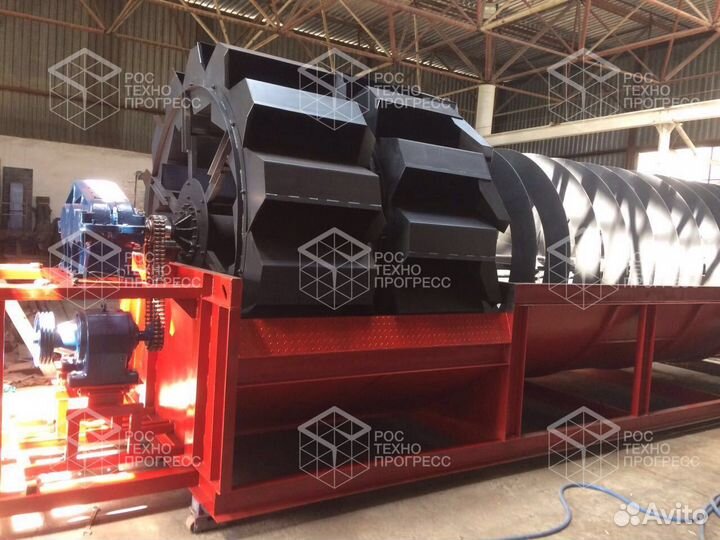 Пескомойка спирально-шнековая 150-200 т/ч