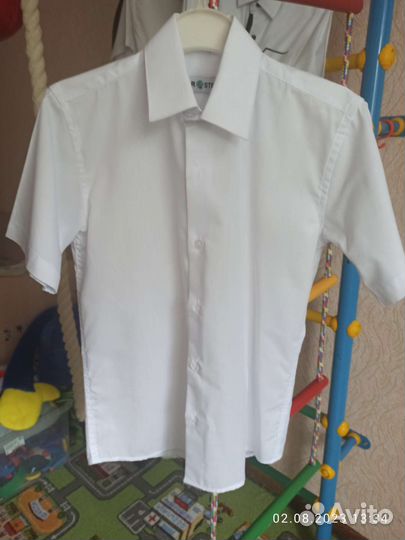 Белые рубашки на мальчика