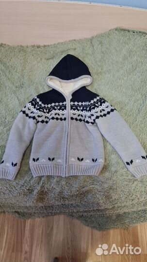 Кофта с капюшоном,размер 134