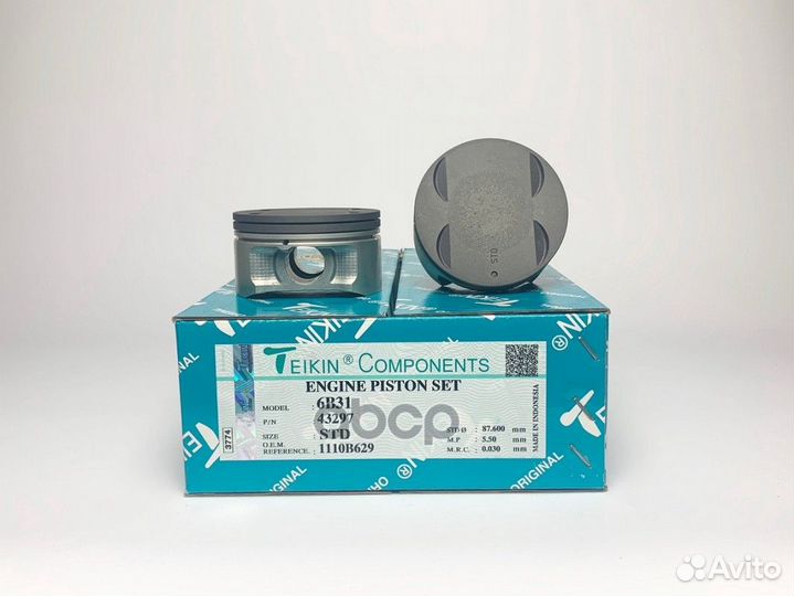 Поршни (к-т 6 шт) mitsubishi outlander 6B31 07