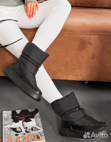 Дутики непромокаемые с мехом