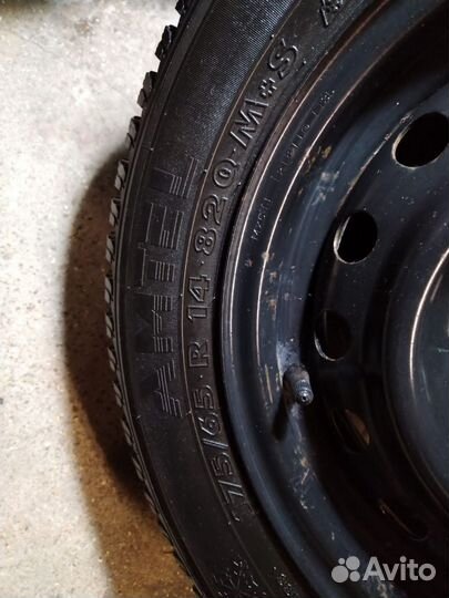 Колеса зимние шипованные в сборе R14 4*114*3