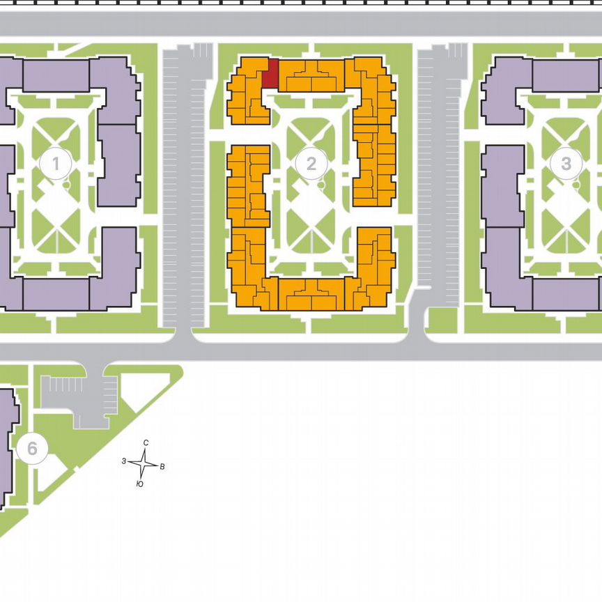 2-к. квартира, 58,5 м², 2/4 эт.