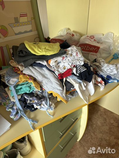 Пакет вещей на мальчика до года