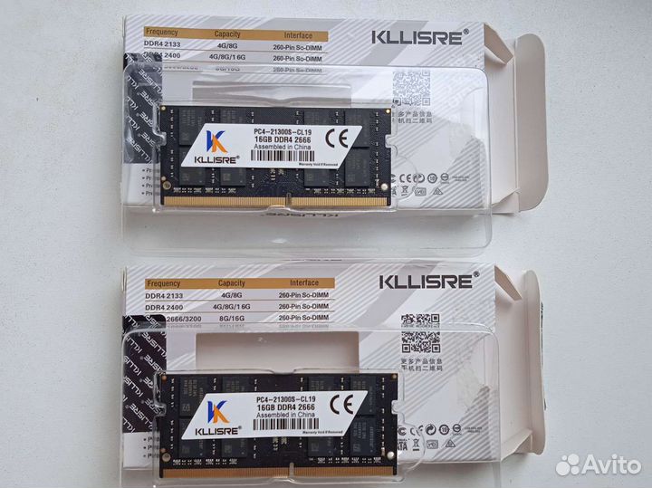 Оперативка Ноутбука DDR4-3200, 2666MHz. 4, 8, 16Gb