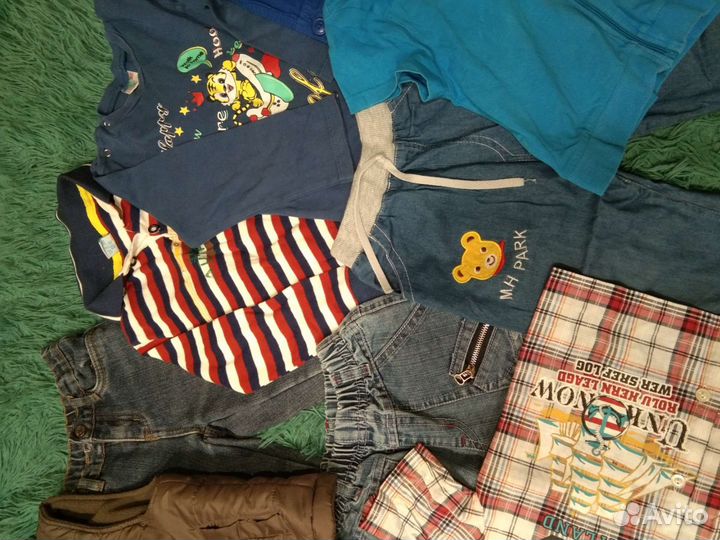 Вещи пакетом на мальчика 104-110