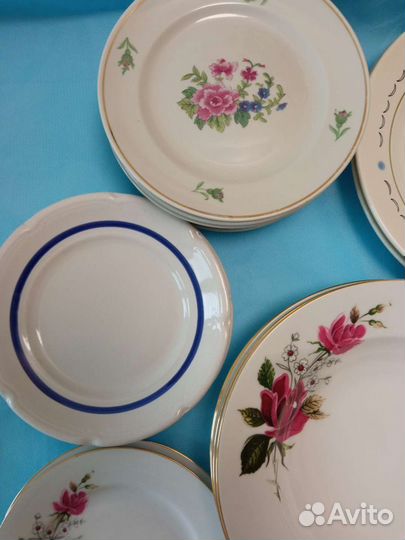 Тарелки СССР, Чехия, ножи