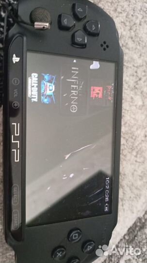 PSP fat + 9 игр, psp street + 62 игры