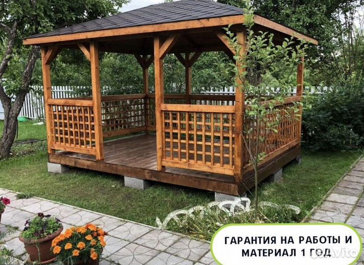 Беседка для дачи