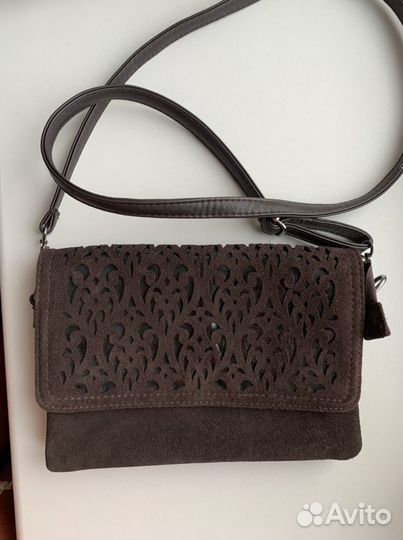 Клатч сумка замша/ экокожа