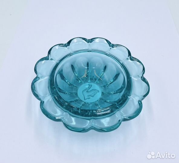 Розетка для варенья СССР Гусь Хрустальный 70г