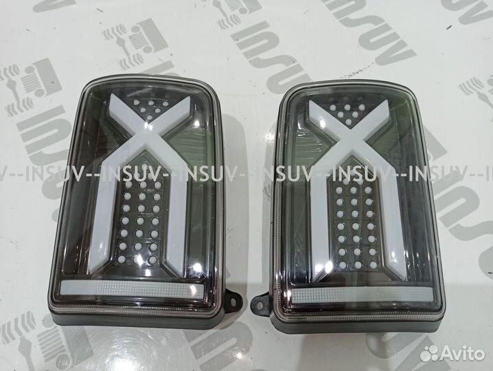 Фонари задние светодиодные Нива тип Х-2 серые