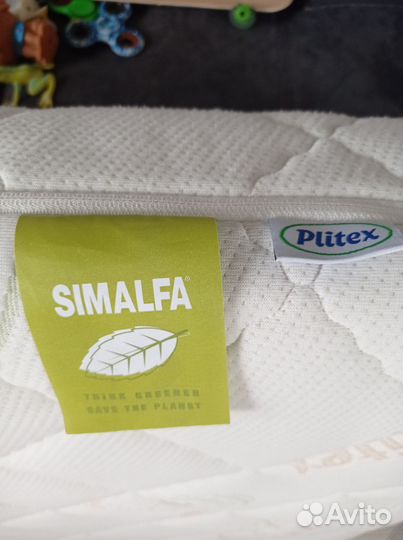 Матрас детский 120 60 plitex