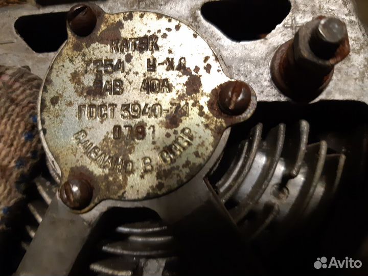 Генератор Г254 Газ, Москвич