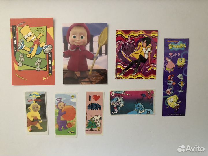 Наклейки разные