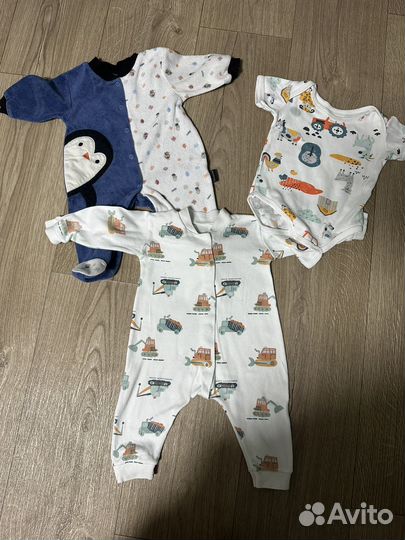 Детские вещи пакетом для мальчика 62 68