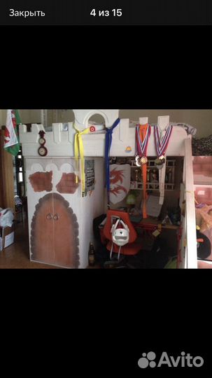 Детская Кровать-чердак