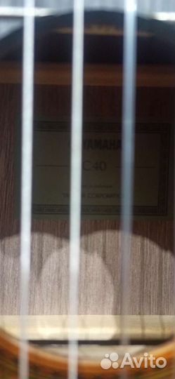 Гитара yamaha c40 новая