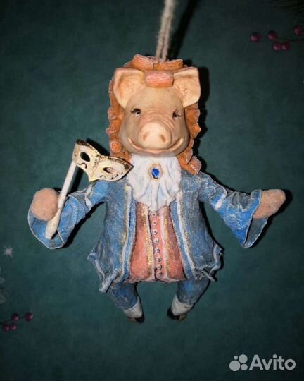 Новогодняя ёлочная игрушка ручной работы