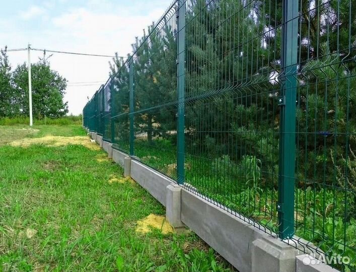 Заборы из 3D сетки со склада новые доставка