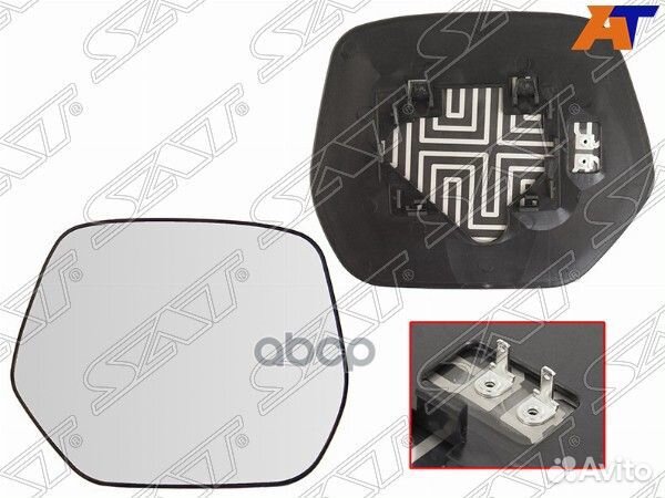 Полотно зеркала Honda CR-V 06-12 (Справа/ Да