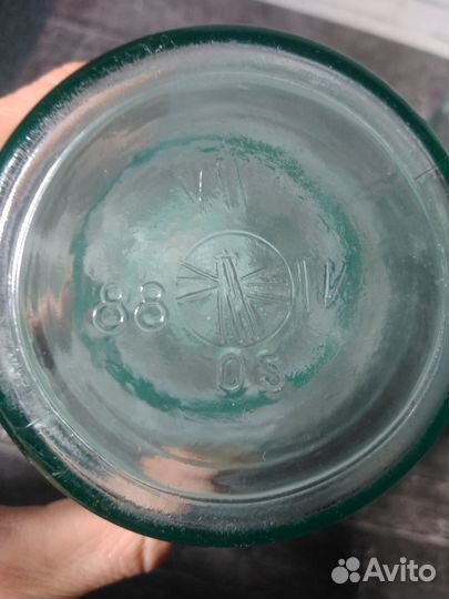 Молочные бутылки СССР с крышками