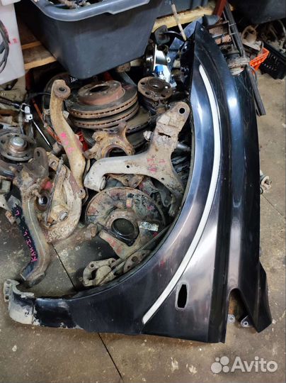 Крыло переднее левое бу Ssang Yong Kyron