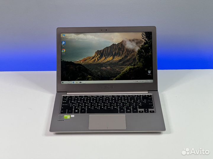 Asus ZenBook IPS Core i5 8g озу SSD256g GeForce 2g