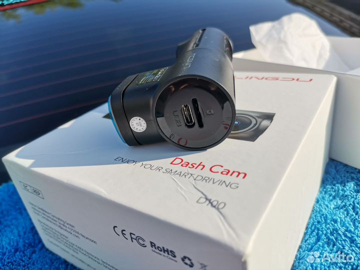 Видеорегистратор Lingdu D100 2K Wi-Fi GPS