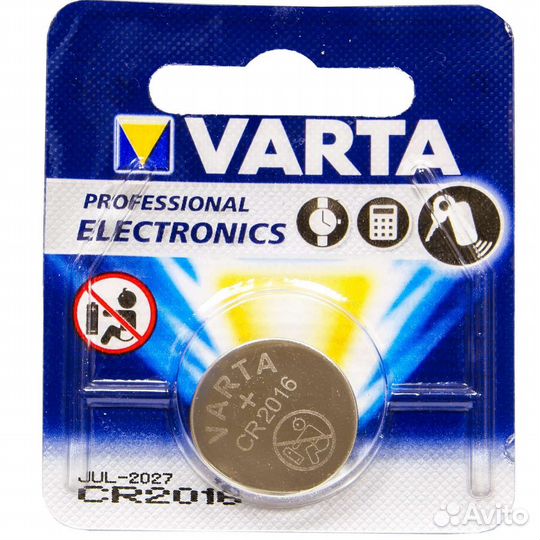 Батарейка Varta CR2016