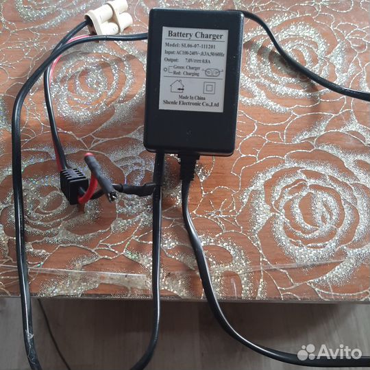 Зарядка для детского электромобиля