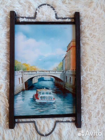 Поднос ручной работы