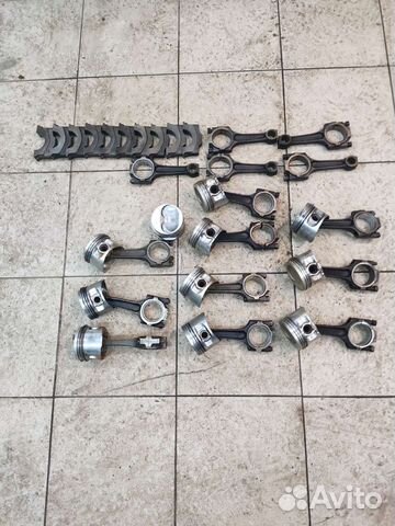 Шатуны. Поршня. Нива. Шевроле Нива. 2123