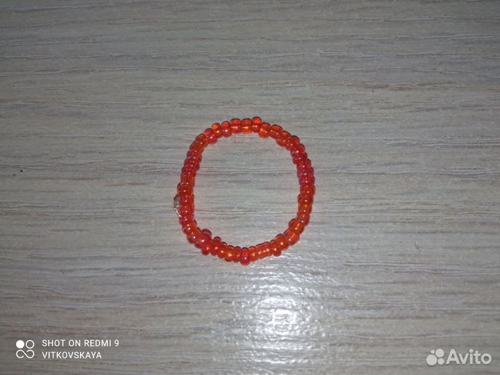 Кольцо из бисера