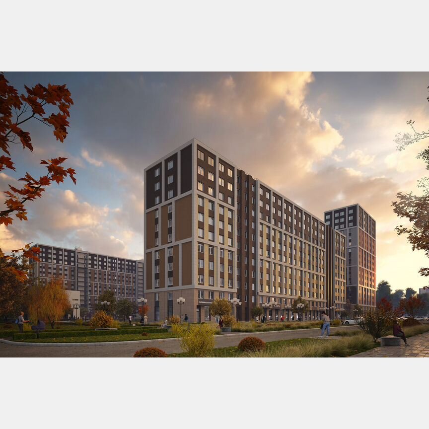 3-к. апартаменты, 74,1 м², 12/17 эт.