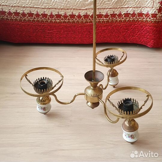 3-х рожковая Люстра советского времени