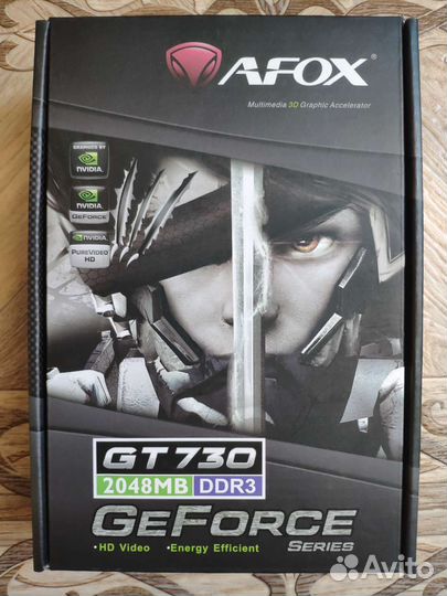Видеокарта GeForce GT730 2Gb VGA hdmi DVI PCI-E