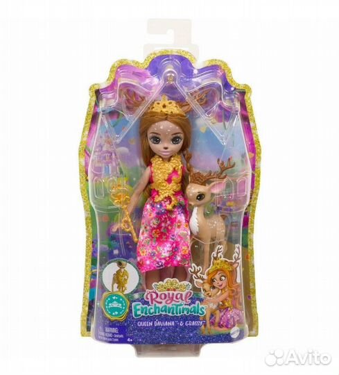 Enchantimals королевы павлин, олень,единорог новый