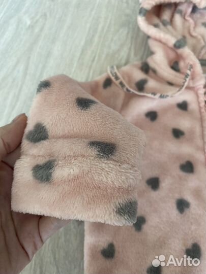 Теплая пижама для девочки 86 размер