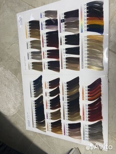 Палитра красок для волос