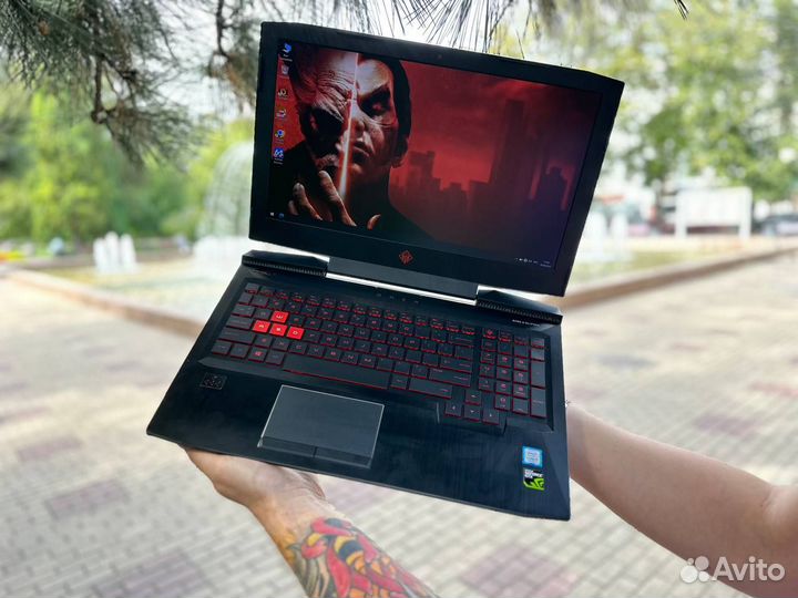Игровой ноутбук HP с подсветкой на GeForce GTX