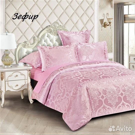 Комплект постель.(дуэт) сатин жаккард, оптом, 