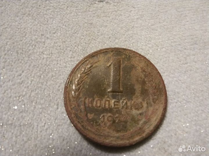 1 копейка 1924 года